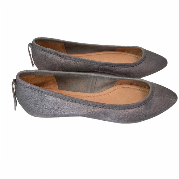 Frye 7.5 Regina Ballet Flats Metallic NEW No Box - Picture 6 of 8